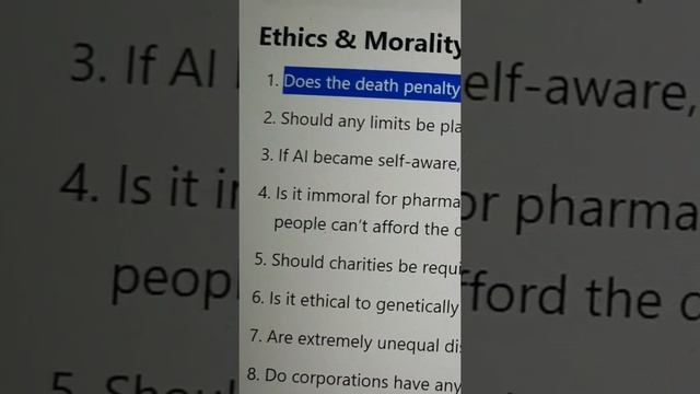 Does The Death Penalty Violate Moral Standards Regardless Of The Crime? смотреть онлайн