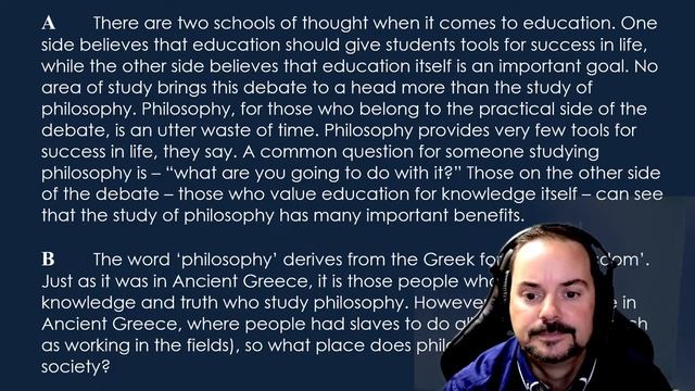 IELTS Live Class Reading about Reasons to Study Philosophy смотреть онлайн