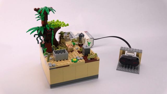 LEGO MOC Star Wars - Luke Force Training Kinetic Sculpture смотреть онлайн
