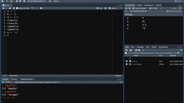 Базовые типы данных в R - Введение в язык программирования R (2024)