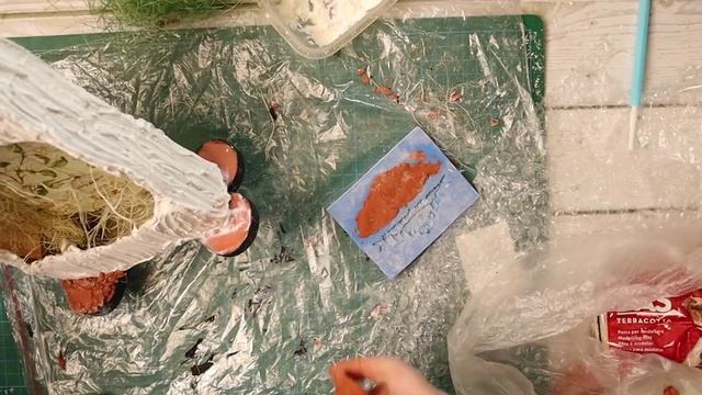 Весенний декор с гнездом и птичкой из коробки своими руками / Скраподелие Яна смотреть онлайн