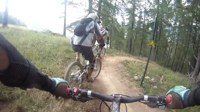 VTT 2NI - AURON - PISTE BLEUE - GOPRO HD 960 смотреть онлайн