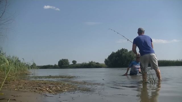 ОН НЕ ЛЕЗЕТ В ПОДСАК Схватка с речным гигантом Рыбалка на раскатах в Астрахани смотреть онлайн