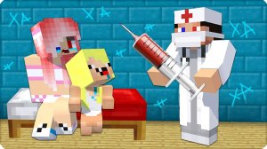 😰СУМАСШЕДШИЙ ДОКТОР СТАВИТ ОПЫТЫ НАД НАМИ в МАЙНКРАФТ! НУБИК ЛЕСКА ЗАЛОЖНИКИ