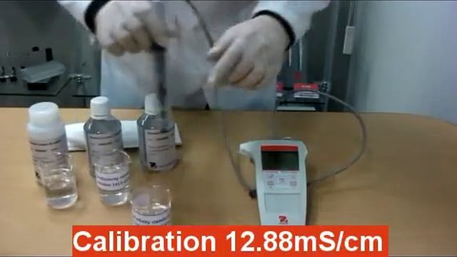 Ohaus Conductivity Meter ST300C Calibration (12.88mS/cm)