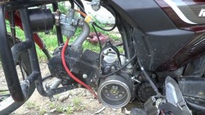 Замена электростартера на Альфе  PM - 3.