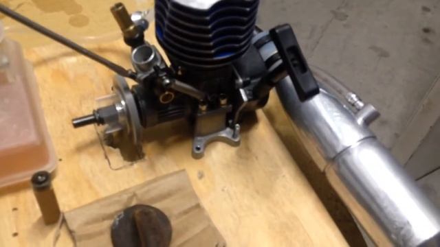 Testing a modified Vertex VX 18 nitro engine смотреть онлайн