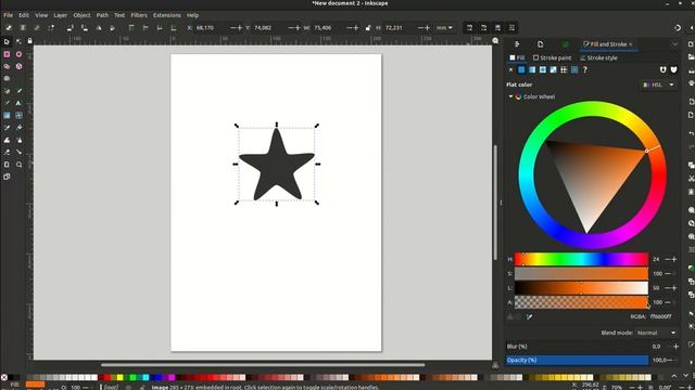 How to colorize PNG images in Inkscape смотреть онлайн