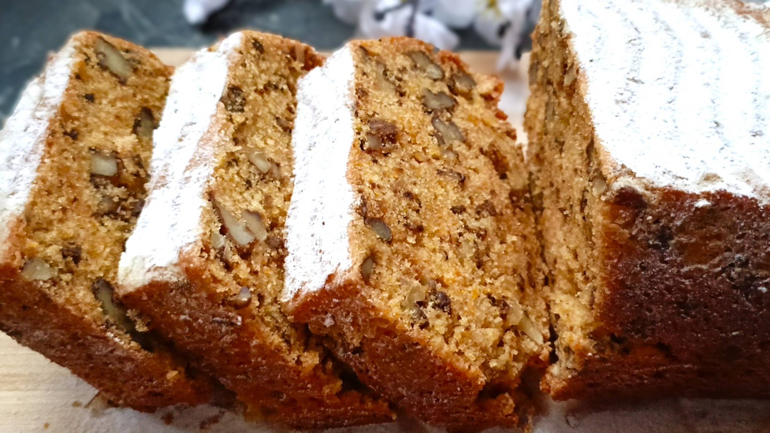 Морковный кекс с грецкими орехами: простой и вкусный рецепт смотреть онлайн