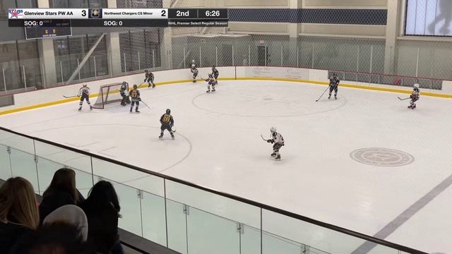 Glenview Stars Peewee AA vs Northwest Chargers Minor CS смотреть онлайн