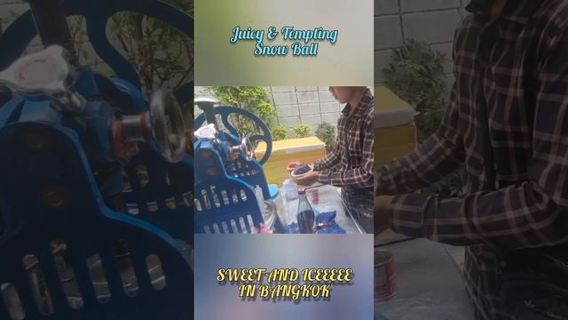 Snow Iceeee Ball #juicy #snowy #icey #ball #thailand #bangkok смотреть онлайн