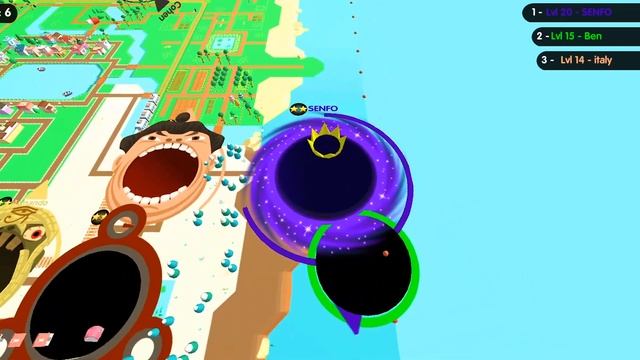 Hole.io Map Control: 100.00% - Big Hole WORLD RECORD #37