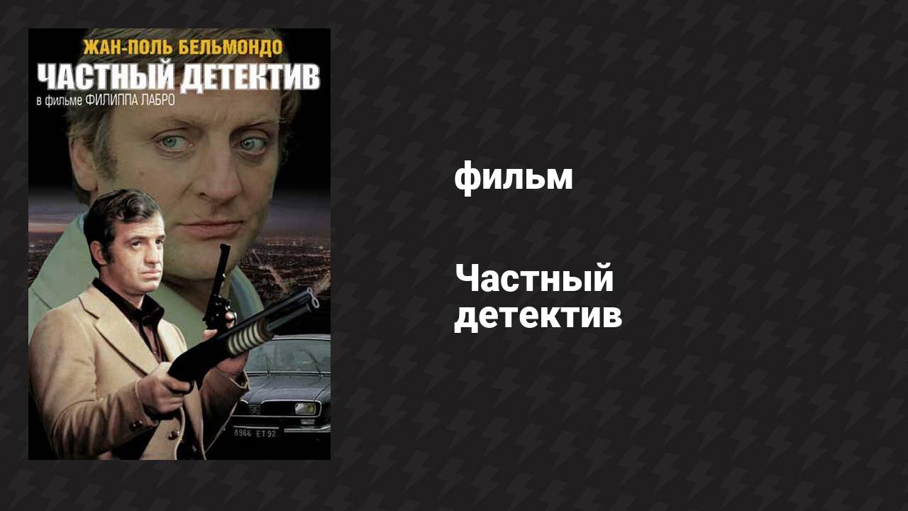 Частный детектив (фильм, 1976)