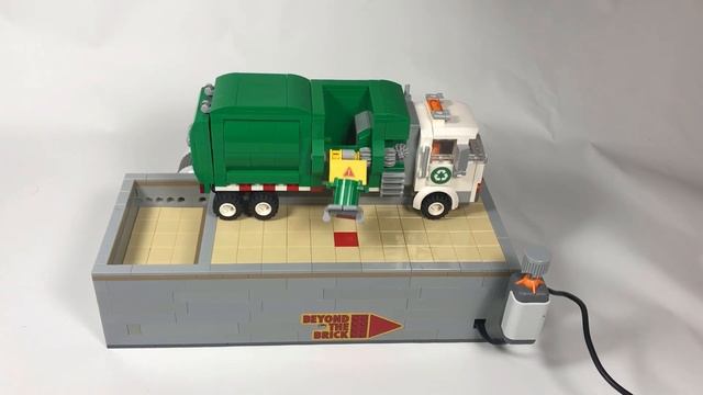 LEGO Ideas Automated Garbage Truck Project Kinetic Sculpture смотреть онлайн