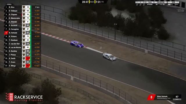 [CFS] ACC: Trofeo Sprint Cup [Round 2: Laguna Seca] смотреть онлайн