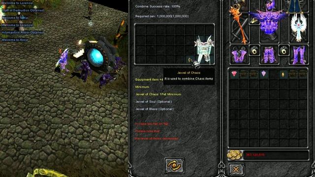 FAQ MU Online: Как создать Chaos оружия Для создания крыла смотреть онлайн