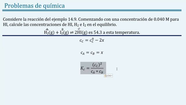 Calcular la 𝐦𝐨𝐥𝐚𝐫𝐢𝐝𝐚𝐝 de H2, I2 y HI 𝐞𝐧 el 𝒆𝒒𝒖𝒊𝒍𝒊𝒃𝒓𝒊𝒐 𝐜𝐨𝐧 la 𝒎𝒐𝒍𝒂𝒓𝒊𝒅𝒂𝒅 𝒊𝒏𝒊𝒄𝒊𝒂𝒍 de HI 0.040 M смотреть онлайн