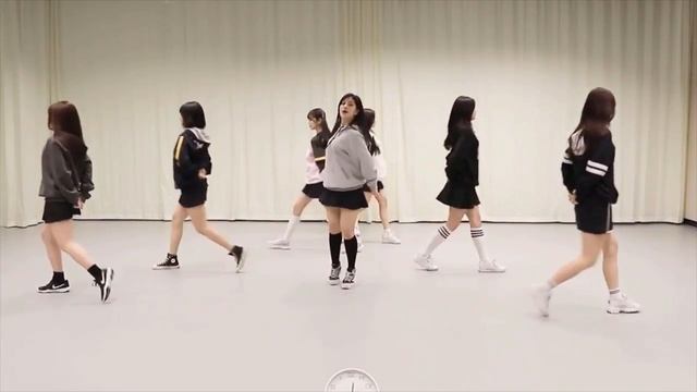 [CLOSE UP MIRRORED SLOWED 50%] fromis_9 - GLASS SHOES Dance practice Choreography смотреть онлайн