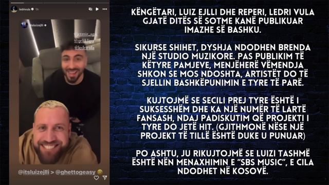 Çfarë po ‘kurdis’ Luiz Ejlli? Këngëtari publikon foton dhe paralajmëron surprizën #viral смотреть онлайн