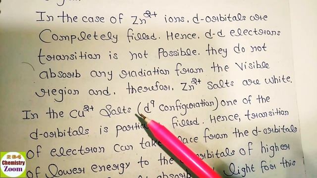 Zn2+ Salts are white, While Cu2+ Salts are Blue why||Short Questions B.Sc 2 year Inorganic chemistr смотреть онлайн