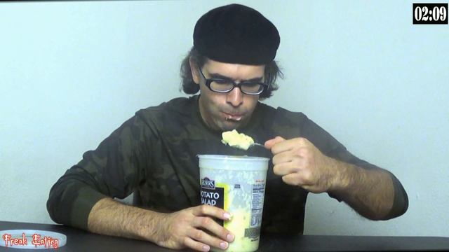 5 lb Potato Salad Challenge In 5 Minutes Dry? | FreakEating Vs The World 68 смотреть онлайн