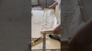 Подготовка ткани для новичков в набор для ковровой вышивки