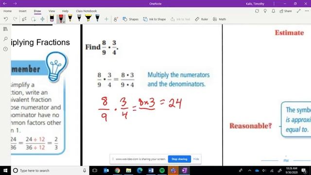 Multiplying Fractions Using the Standard Algorithm смотреть онлайн
