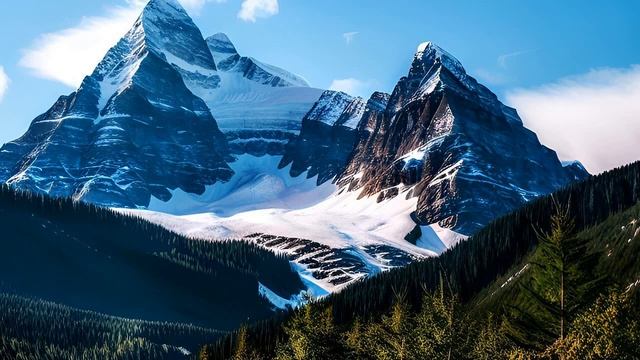 SNOW MOUNTAINS. ATMOSPHERIC MELODY, CINEMATOGRAPHIC. смотреть онлайн