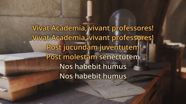 Gaudeamus Igitur karaoke/wersja instrumentalna смотреть онлайн