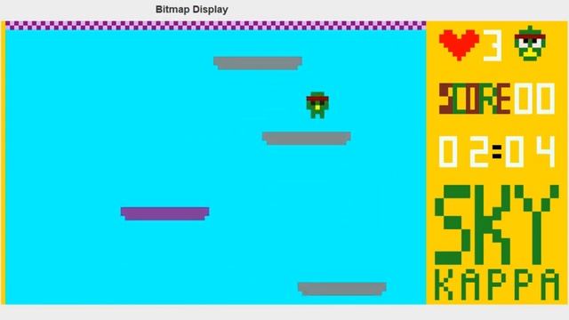 Sky Kappa: Game With Assembly MIPS