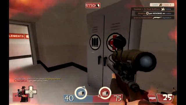 Team Fortress 2 - Sniper permanently on fire смотреть онлайн