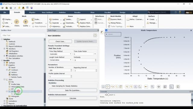 ANSYS Fluent Tutorial: Pipe Flow Simulation Plotting and Exporting Temperature and Velocity Profile смотреть онлайн