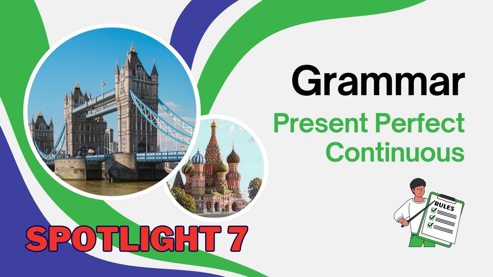 Spotlight 7. Module 8a. Present Perfect Continuous смотреть онлайн