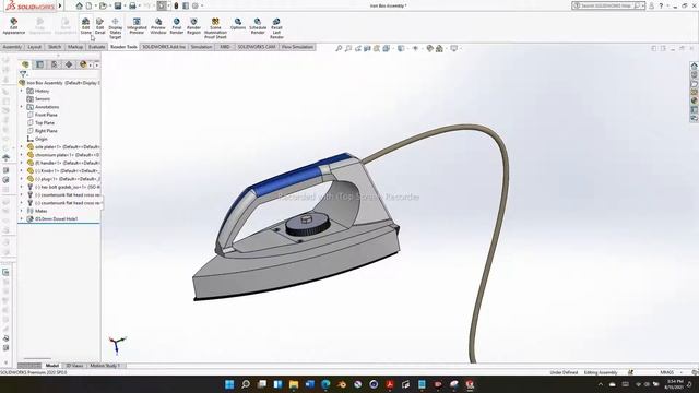 Solidworks rendering using PHOTO VIEW 360 смотреть онлайн