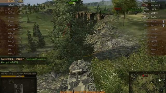 World of Tanks, М4А3Е2, Sherman Jumbo, Мастер, Колобанов смотреть онлайн