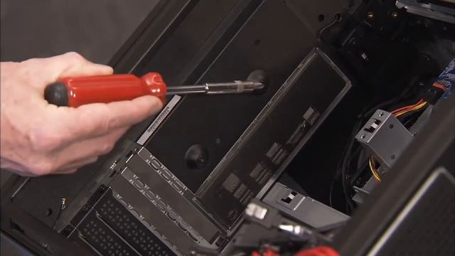 Remove the Back Cover | OMEN X by HP 900-200 and 100 Desktop PC | HP смотреть онлайн