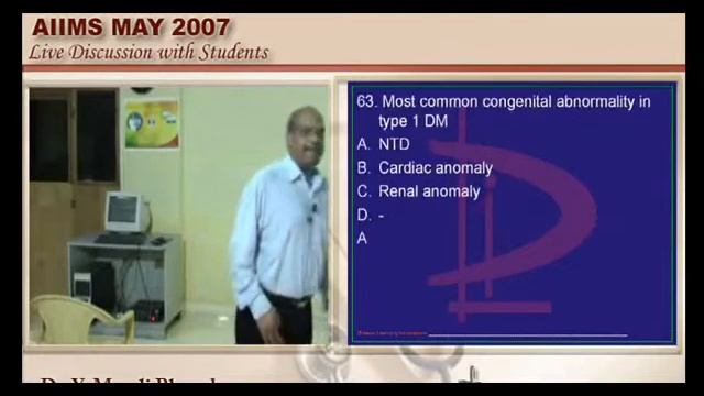NEETPG Coaching AIIMS MAY 2007 Lec 03 смотреть онлайн