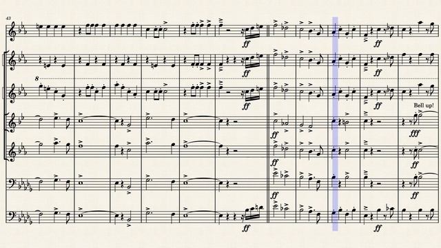 Slavianka march-Sheet music مارش سلافينكا 🎶🥁🎷🎺🎵 смотреть онлайн