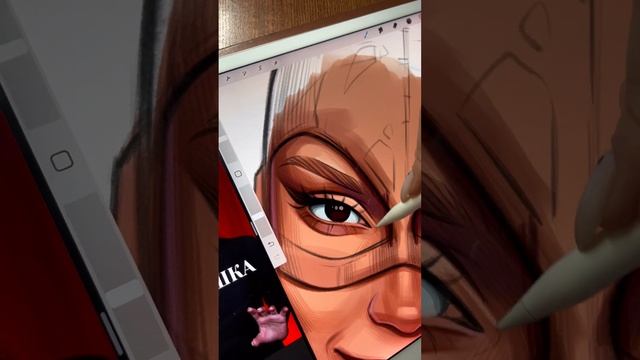 Рисуем женщину-кошку. Digital Art