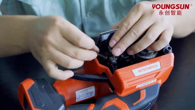 New Automatic PP PET Strap Battery Powered Plastic Strapping Tools смотреть онлайн