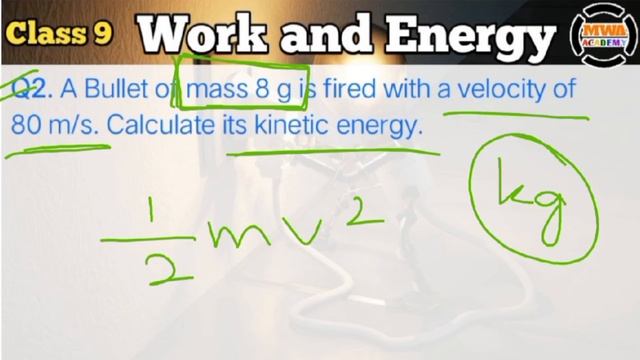 numerical based on kinetic energy class 9 | numerical related to class 9 work and energy смотреть онлайн