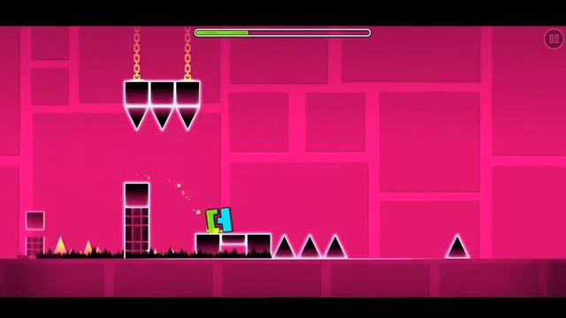 Geometry dash. 2 уровень. Со всеми монетами. смотреть онлайн