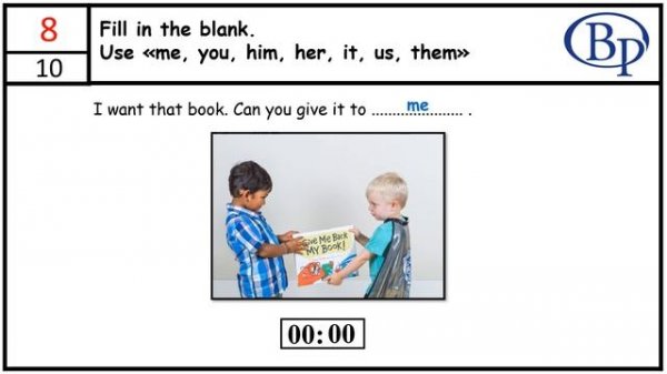 Object Pronouns (me, you, him, her, it, us, them) + PDF Exercises  - Easy English Lesson