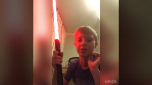 Настоящий красный световой меч