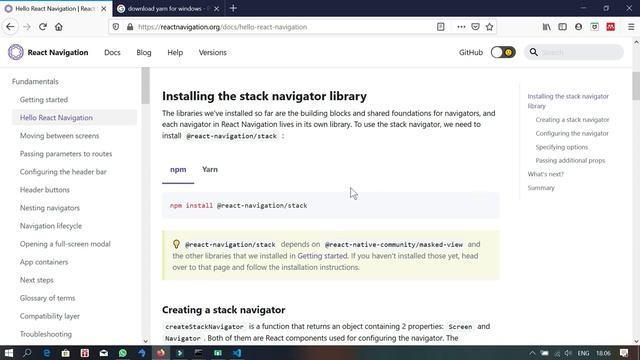 Cara Installasi React Navigation di React Native смотреть онлайн