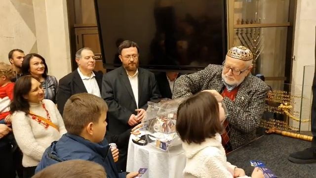 Вечер четвертой свечи Хануки-5780 в "Меноре" Лотерея. Днепр 25 дек 2019 смотреть онлайн