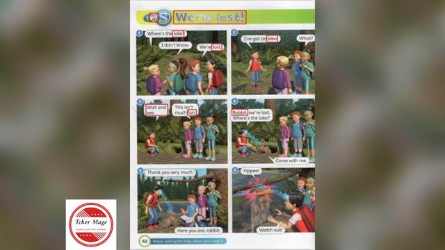 Super Minds 1 Unit 5 Free Time -We're Lost! Story  Page 62 (AUDIO)