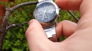 Seiko Titanium Chronograph Watch 7T92