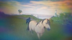 StarStable/ Клип, далеко ускакала в поле молодая лошадь