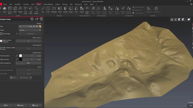 Cyclone 3DR - Ground Surface Generation, Contours, and Elevation Mapping смотреть онлайн